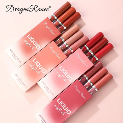 3 PCS Liquid Lipsticks Set Long Lasting Make up for Women Korean Beauty Cosmetics 